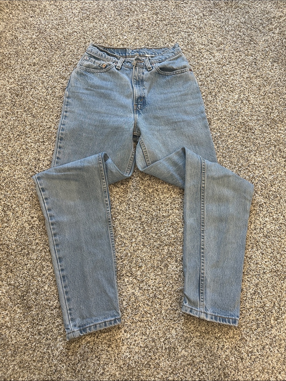 Vintage 1990 Levi’s 512 Jeans Made in USA High Rise Slim Tapered 7M